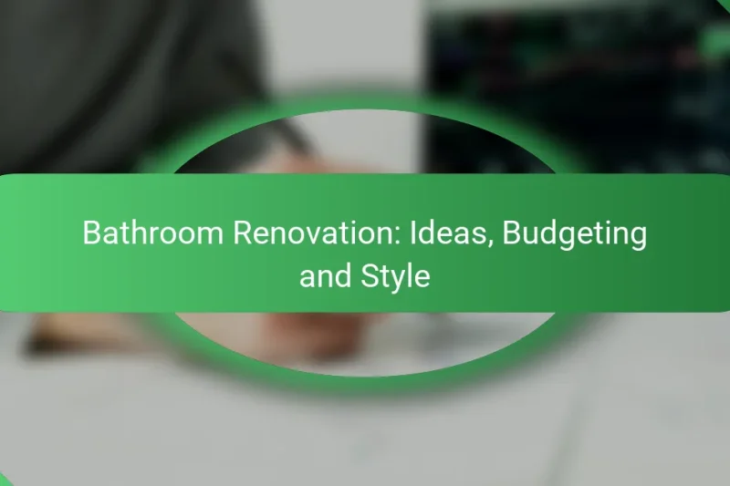 Ремонт ванной комнаты: идеи, планирование бюджета и стиль