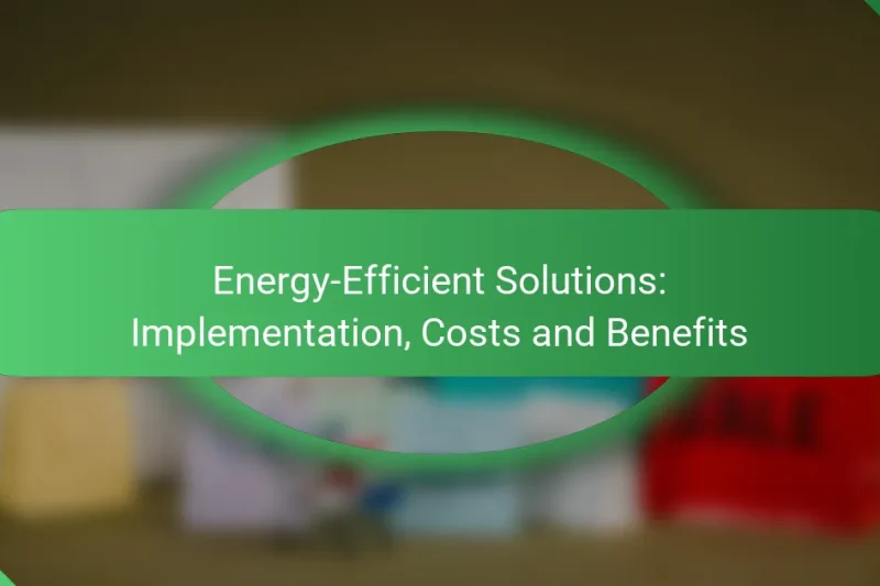 Энергоэффективные решения: внедрение, затраты и преимущества