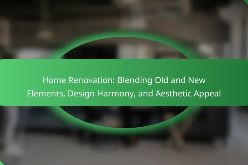 Ремонт дома: сочетание старых и новых элементов, гармония дизайна и эстетическая привлекательность