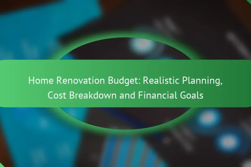 Бюджет Ремонта Дома: Реалистичное Планирование, Детализация Стоимости и Финансовые Цели