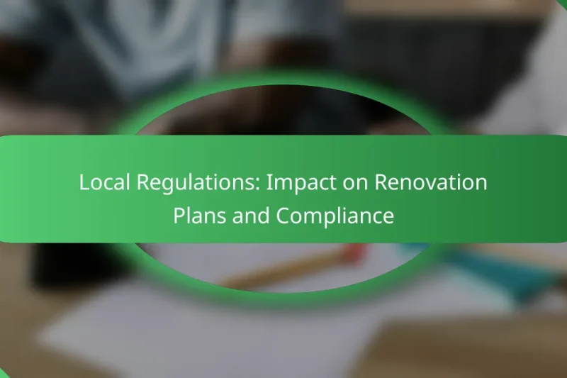 Местные Регуляции: Влияние на Планы Ремонта и Соответствие