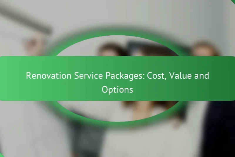 Пакеты услуг по ремонту: стоимость, ценность и варианты